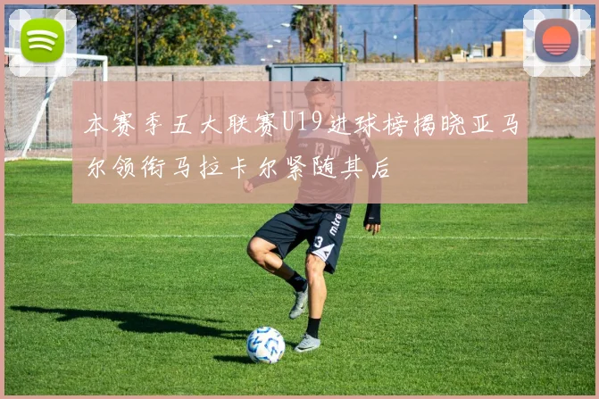 本赛季五大联赛U19进球榜揭晓亚马尔领衔马拉卡尔紧随其后