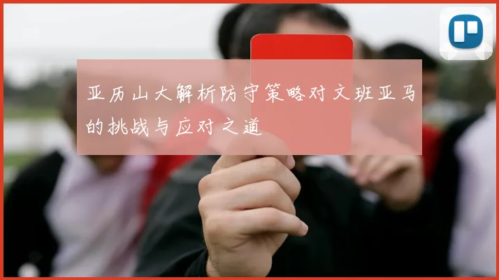 亚历山大解析防守策略对文班亚马的挑战与应对之道
