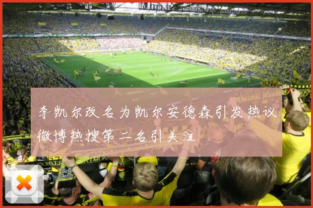 李凯尔改名为凯尔安德森引发热议微博热搜第二名引关注